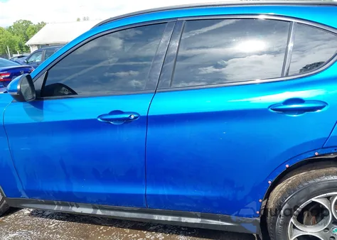 2018 Alfa Romeo Stelvio Ti Sport Awd from USA, damaged, VIN ZASFAKNN2J7B95719